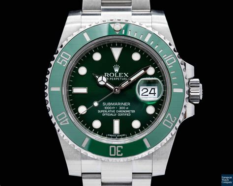 116610lv rolex submariner date green hulk 40mm|Rolex Hulk price prediction.